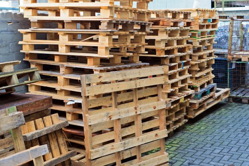 Insured rubbish removal vehicle loaded for disposal